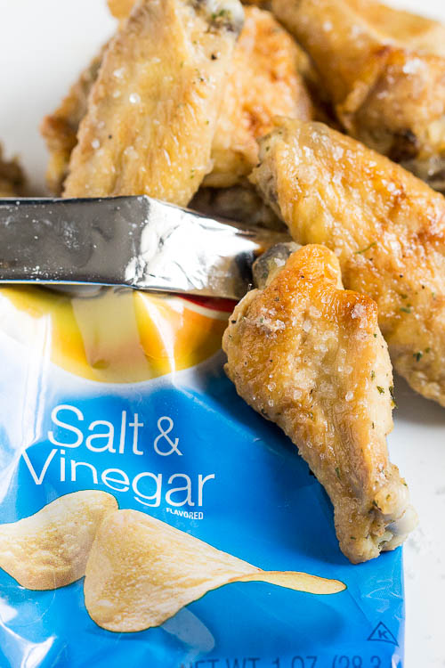 Baked Salt and Vinegar Chicken Wings