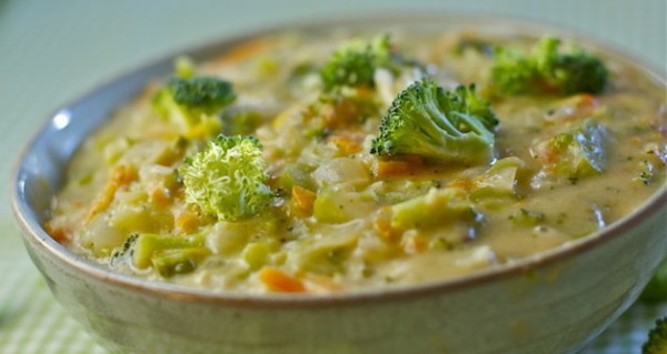 Broccoli and Cheese Soup Gluten Free