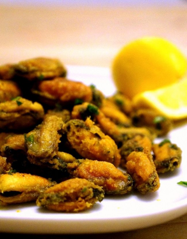 Asian Fried Mussels