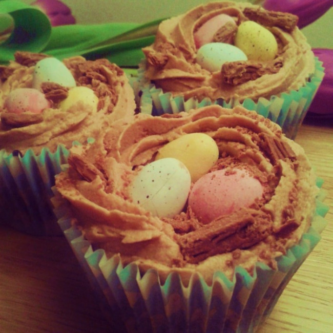  Chocolate Lime Easter Nest Cupcakes Recipe