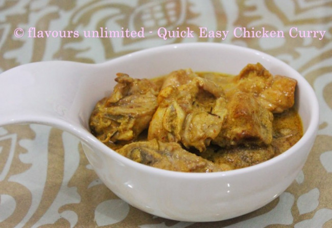 Bachelor Chicken Curry