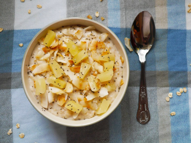 The Perfect Porridge - Coconut and Pineapple