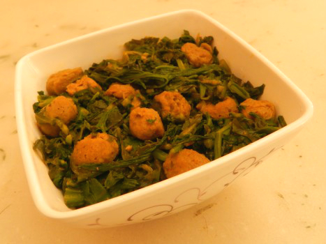 Soya Spinach Curry