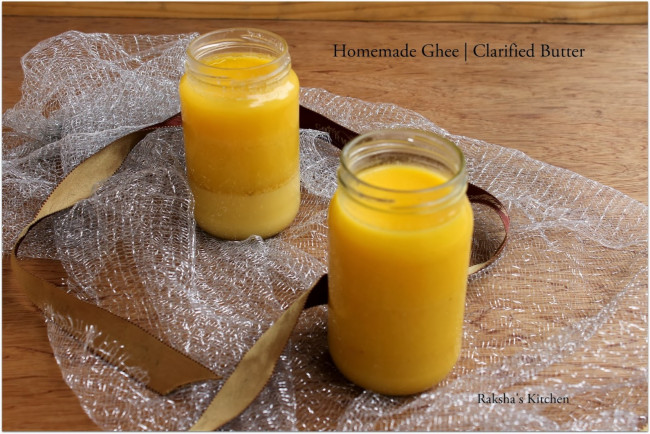 Homemade Ghee - Clarified Butter