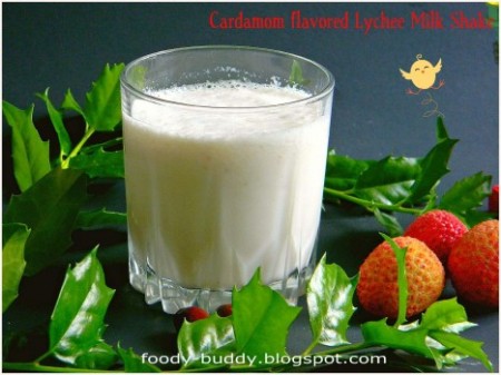 Lychee (Lichi) Milk Shake
