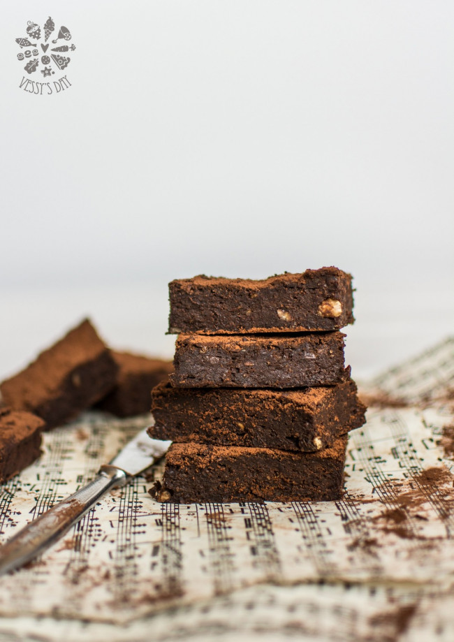 Adzuki beans chocolate brownies – vegan & gluten free