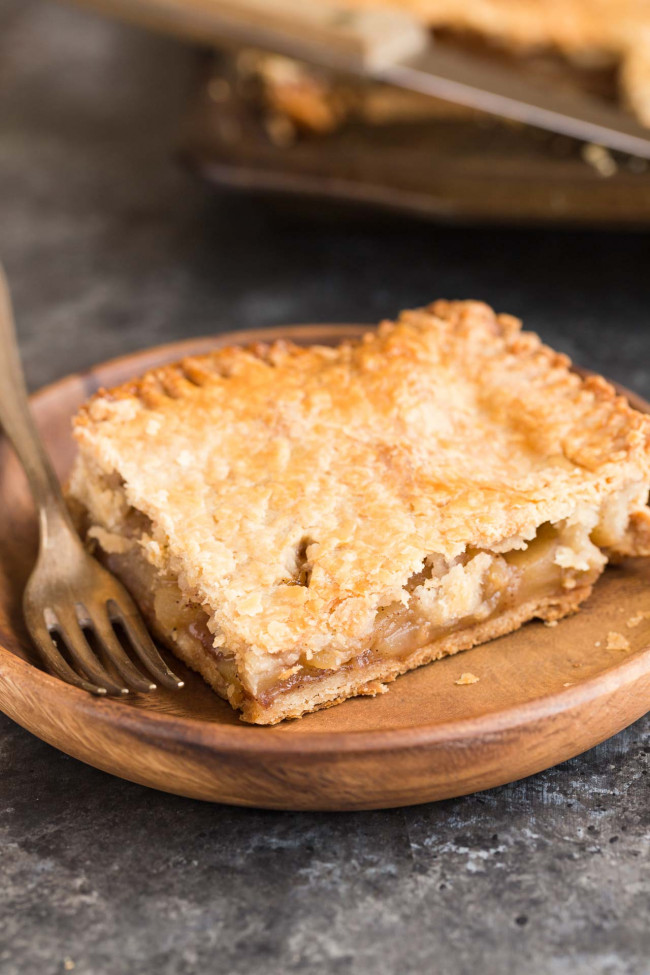 Apple Slab Pie With Brown Butter Crust