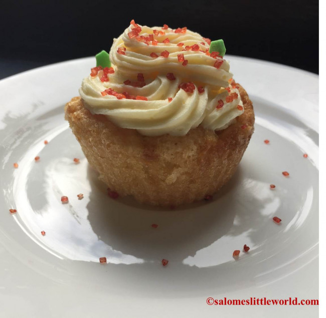 Yummy Apple and cardamom cupcake with gluten free option also