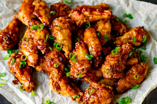 Sticky And Crispy Asian Chicken Wings