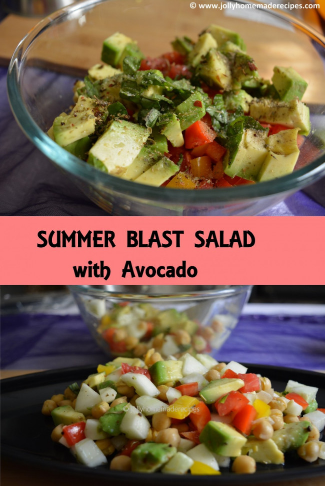 Summer Blast Salad with Avocado