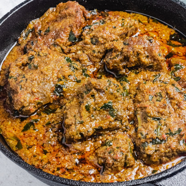 African Beniseed soup