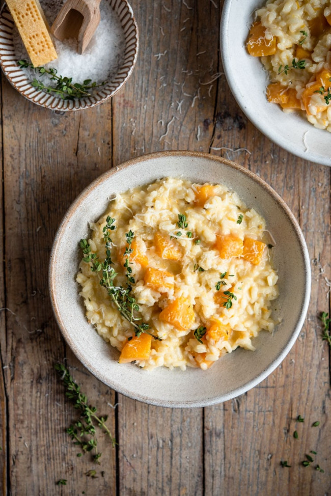 Butternut Squash Risotto With Thyme
