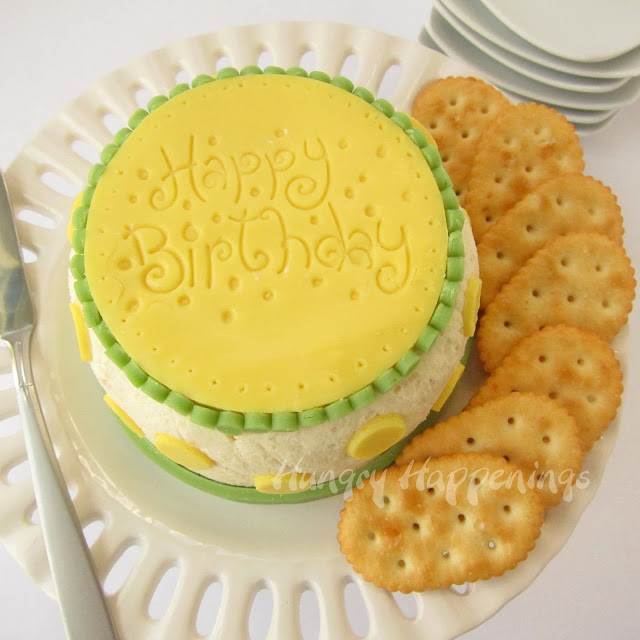 Serve A Cheese Ball Birthday Cake At Your Next Birthday Party