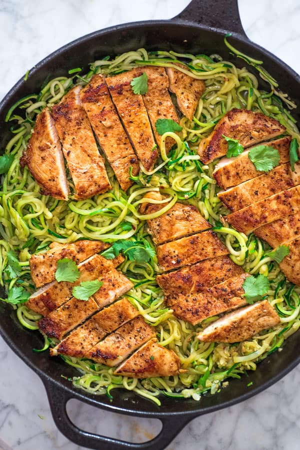 Quick & Easy Chicken And Zoodles