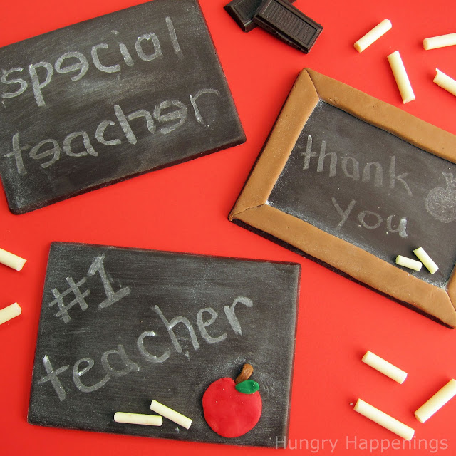 Surprise your teacher with an edible chalkboard