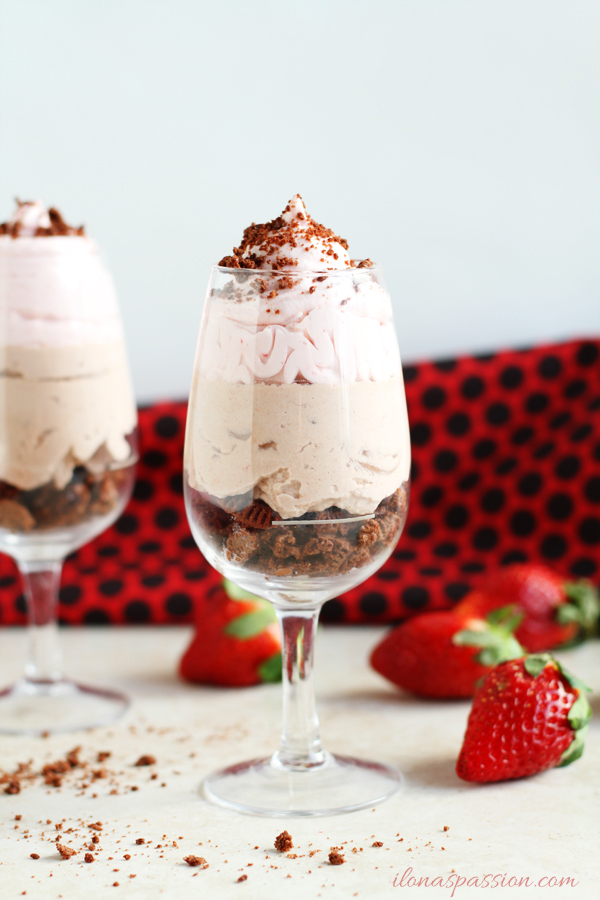 Chocolate Strawberry Mousse for Two