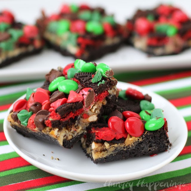Last minute Christmas dessert – Red and Green Magic Bars