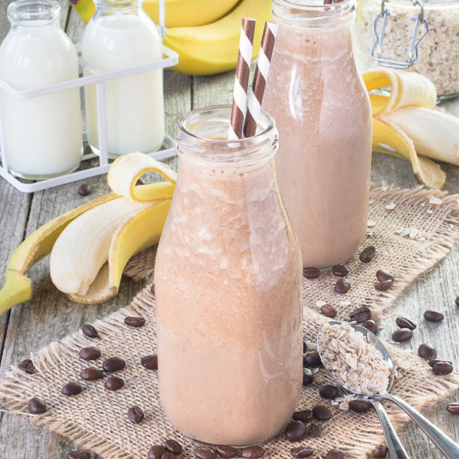  Coffee Oat And Banana Smoothie