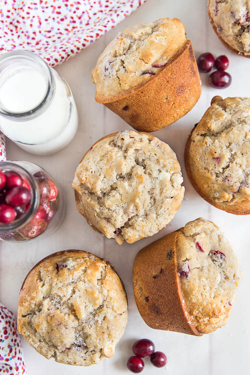  Cranberry and White Chocolate Muffins