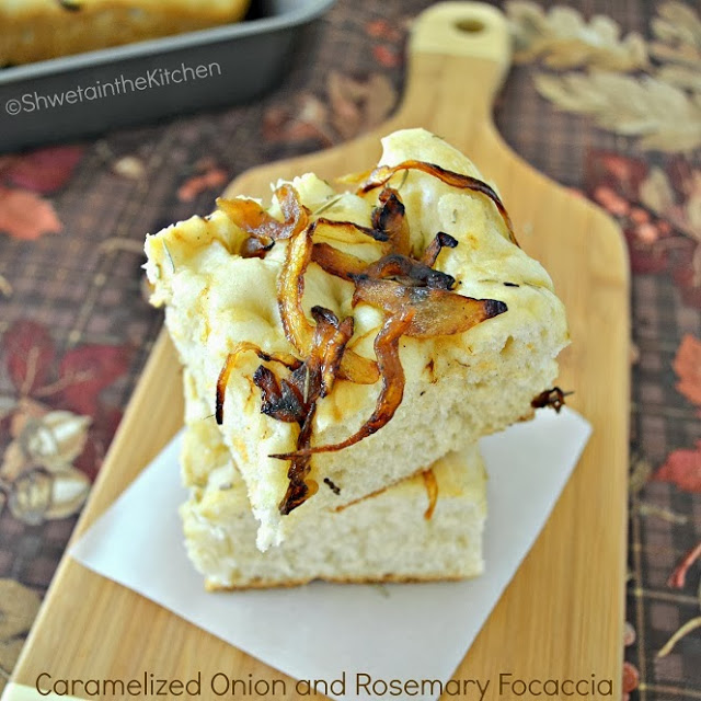 Caramelized Onion and Rosemary Focaccia