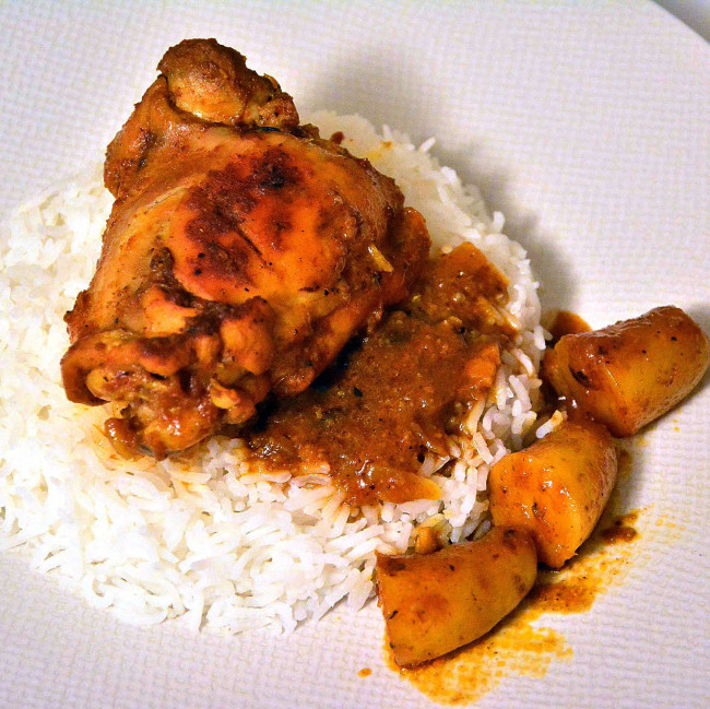 indian chicken curry in a hurry.