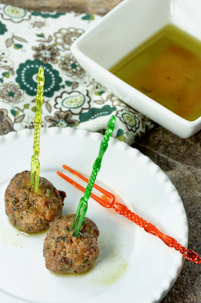 Easy Olive Tapenade Cocktail Party Meatballs