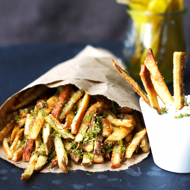 Skinny Dilly Pickle Fries