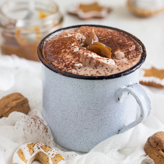 Dulce De Leche Hot Chocolate