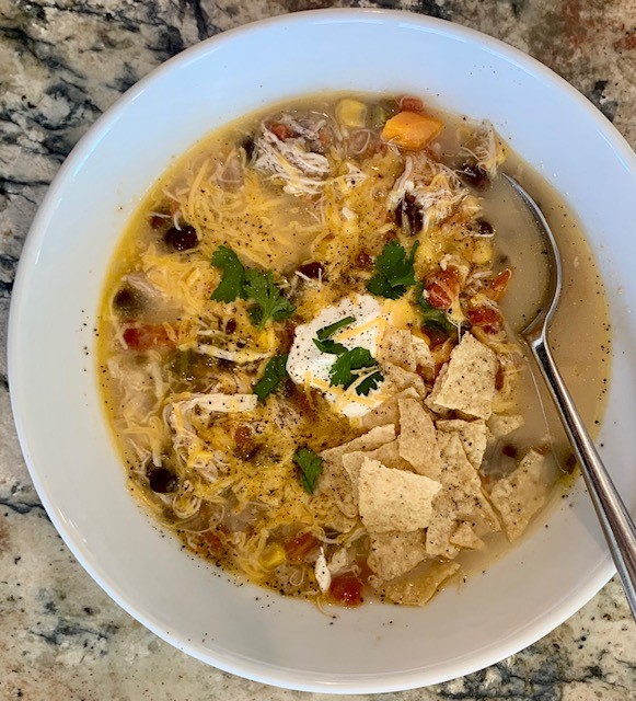 Fast Easy Chicken Tortilla Soup For The Instant Pot — Sage & Sesame