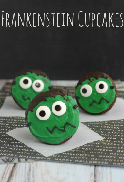 Frankenstein Cupcakes - Moments With Mandi