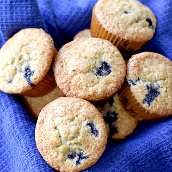Gluten Free Banana Blueberry Muffins