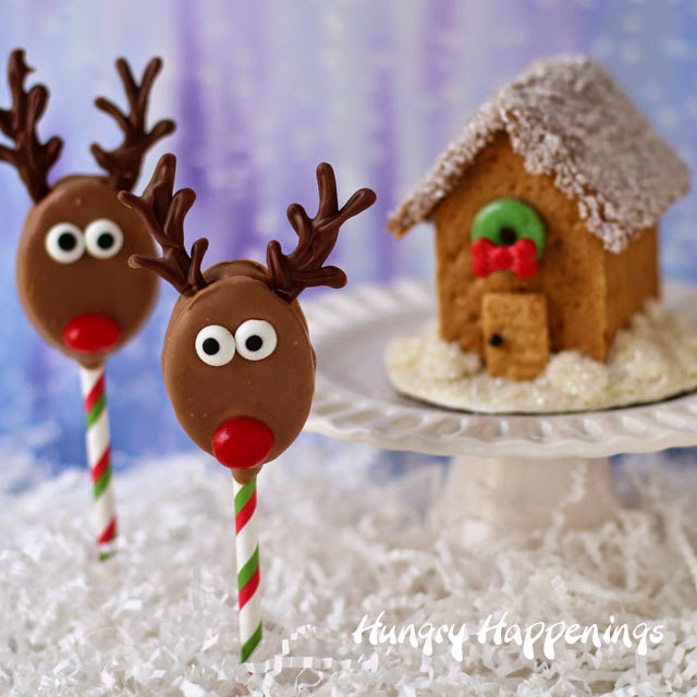 Honey Maid and Skippy Reindeer Pops and Graham Cracker Houses