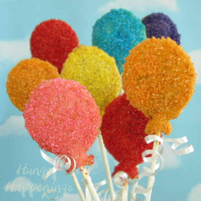 birthday party balloon pastry pops