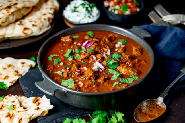 Healthier Slow Cooked Beef Curry