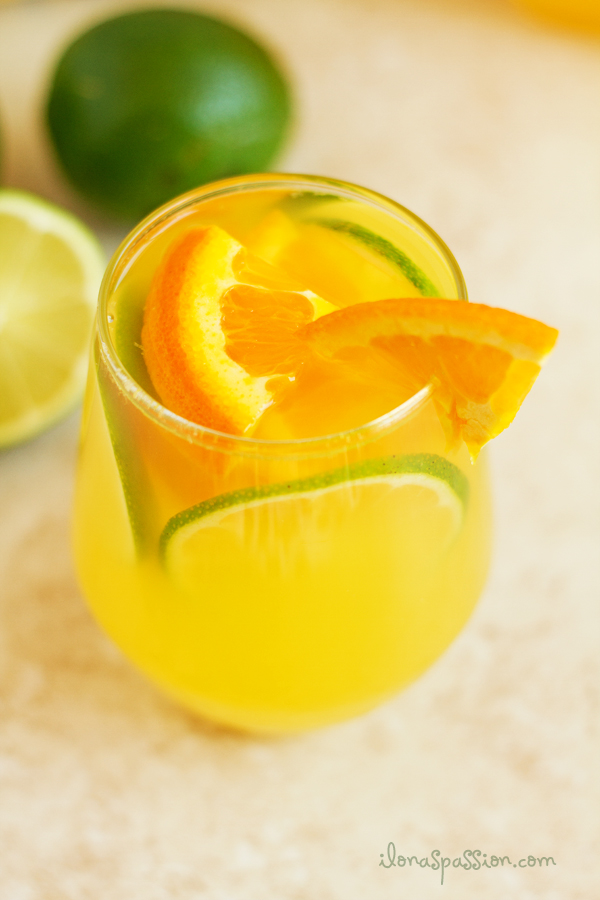 Healthy Orange Lime Refresher