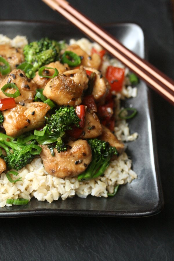 Healthy Sesame Chicken with Broccoli #Recipe