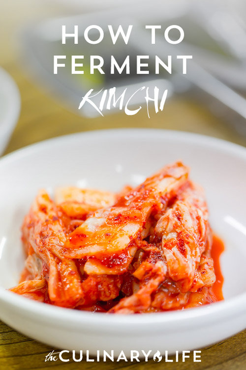 making kimchi: how long to ferment kimchi
