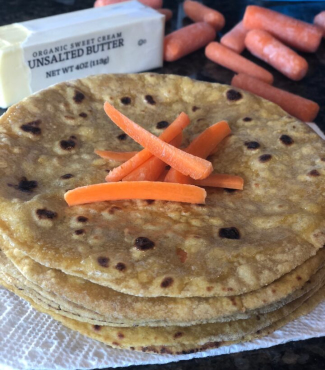 Carrot Roti