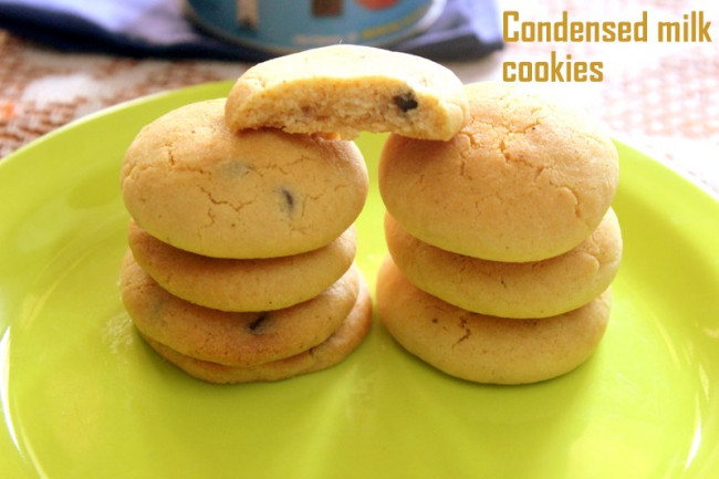 Condensed milk cookies