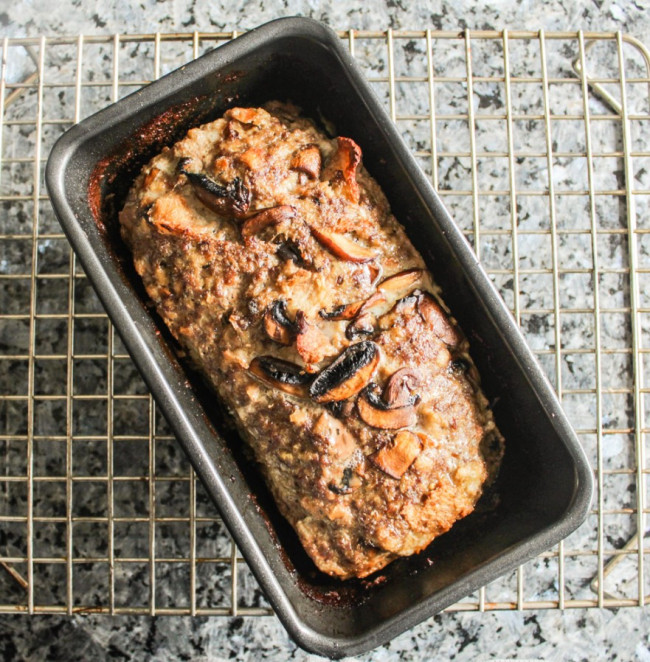 Classic Meatloaf with Mushrooms