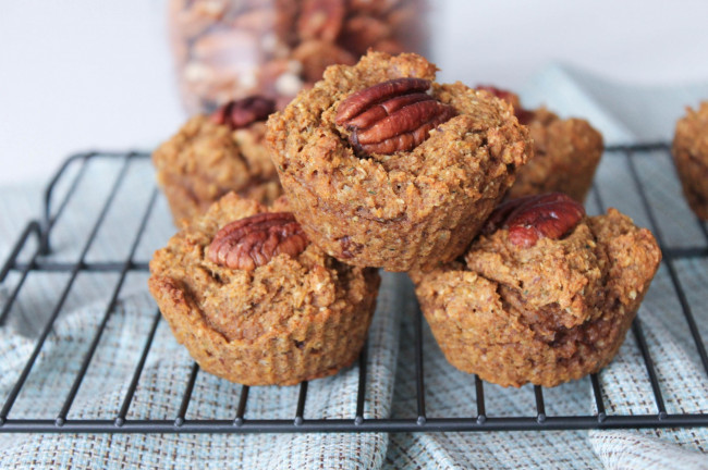 apple carrot and almond butter muffins