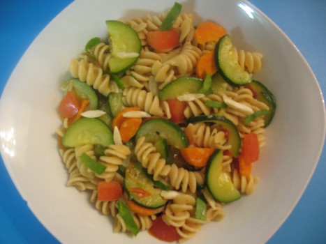 Whole Wheat Rotini Pasta With Vegetables