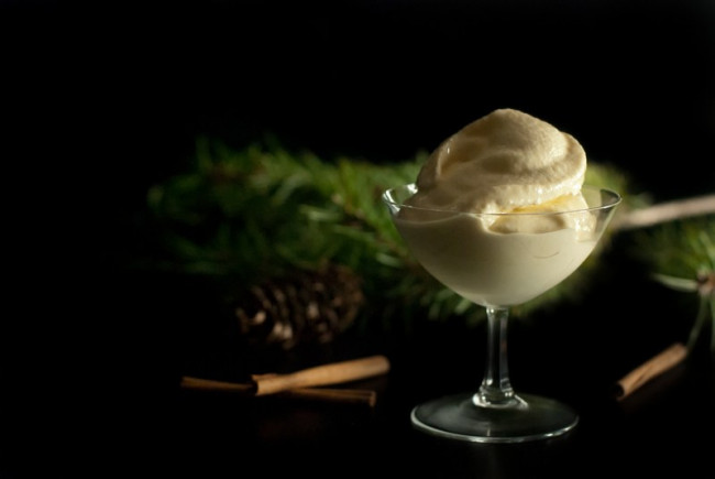 Irish Cream Eggnog Ice Cream (in A Blender)