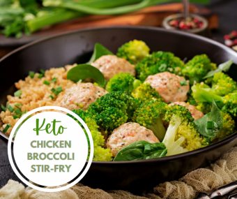 20-Minute Keto Chicken Broccoli Stir Fry