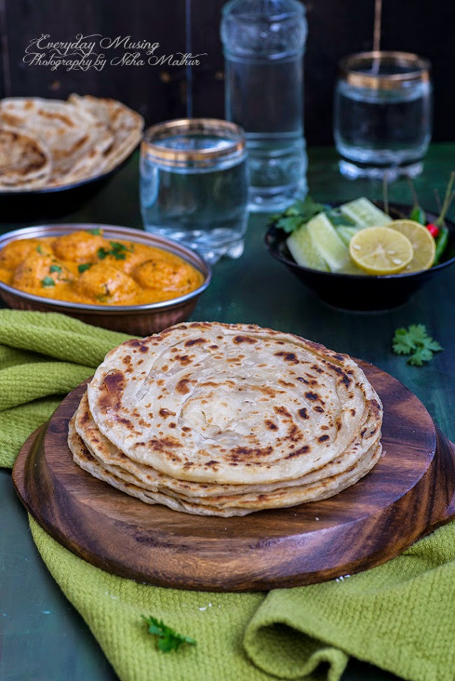 Laccha Paratha - Multi Layered Indian Flat Bread 