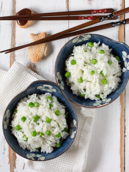 mame gohan (green pea rice)