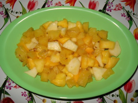 Mango Apple Pineapple Salad
