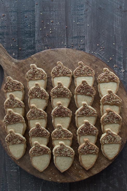 Maple Acorn Cookies