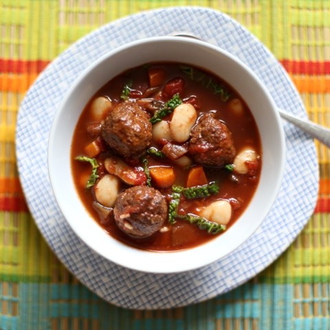 Slow Cooker Spiced Meatball Stew