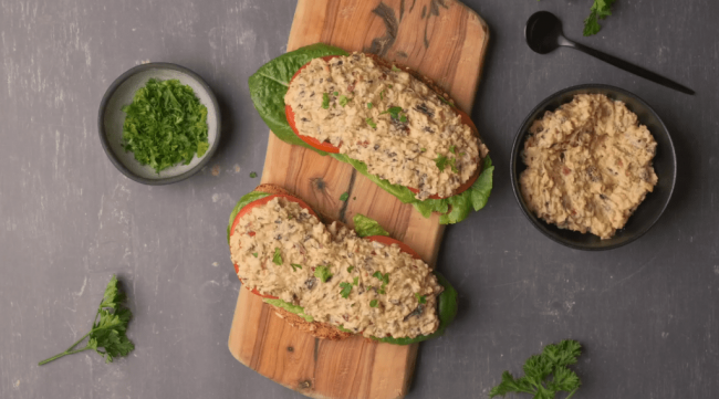 How To Make Vegan Tuna Recipe (chickpea Tuna )